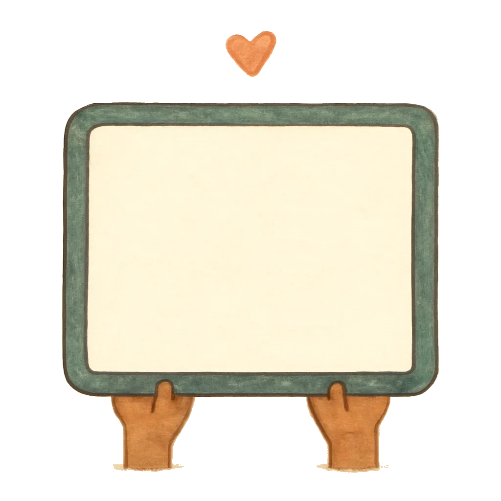 A child's hands hold up an iPad running Autipal — its screen shows the app: AAC, Learn, Stories, Calm and Play, Parent Academy and Create with AI.